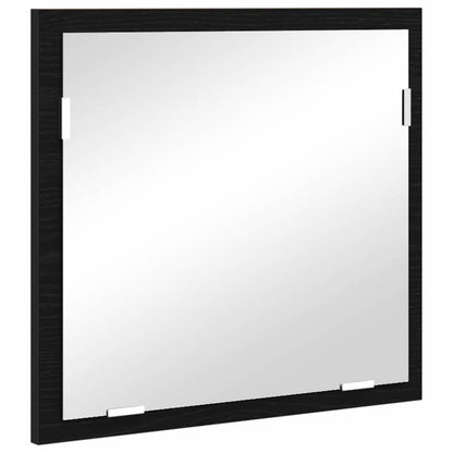 vidaXL Ensemble de meubles de salle de bain avec tiroirs Noir 41 x 38,5 x 48 cm