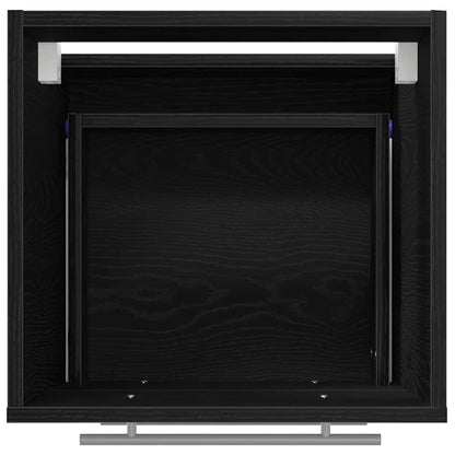 vidaXL Ensemble de meubles de salle de bain avec tiroirs Noir 41 x 38,5 x 48 cm