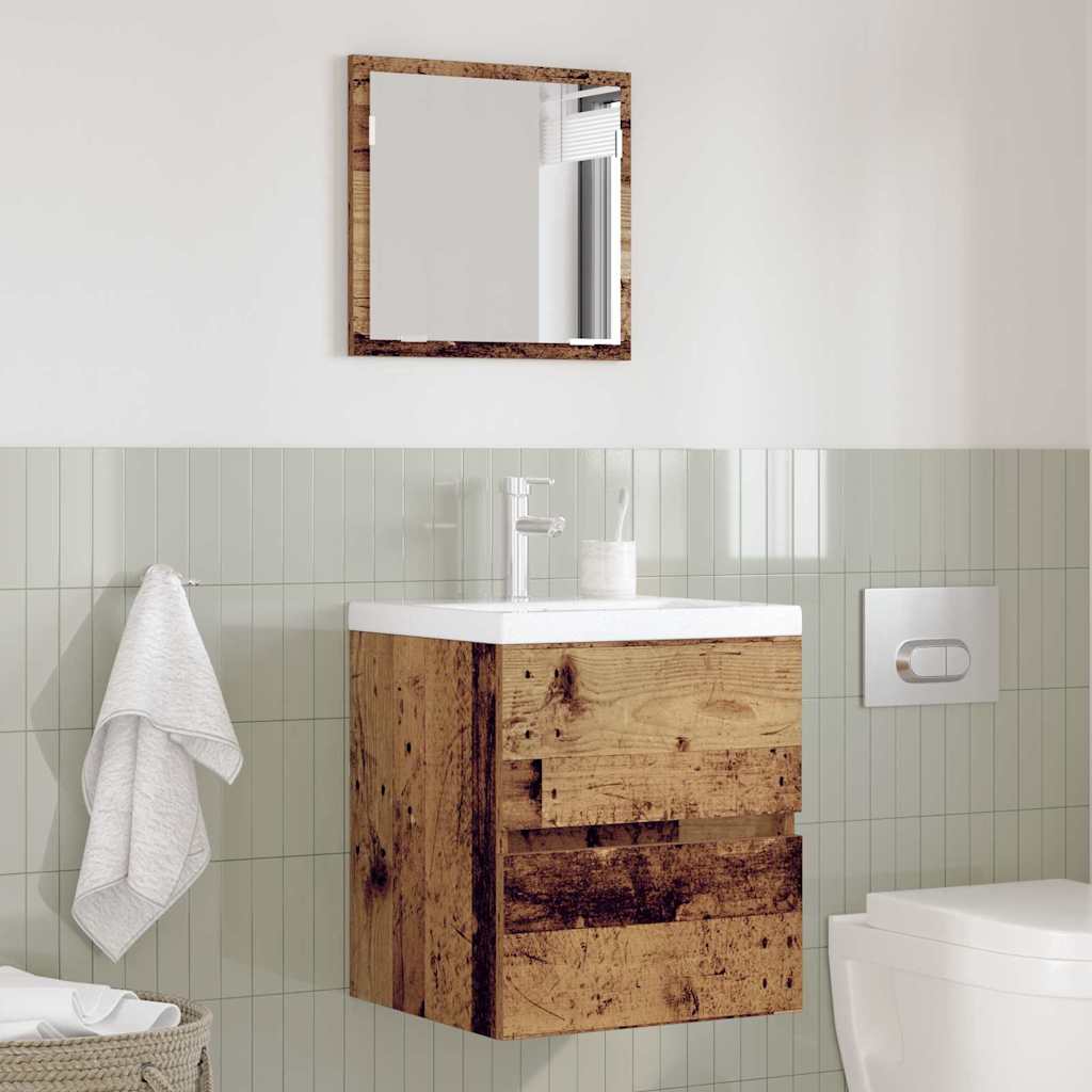 Badezimmerschrank Altholz 41 x 38,5 x 45 cm Holzwerkstoff