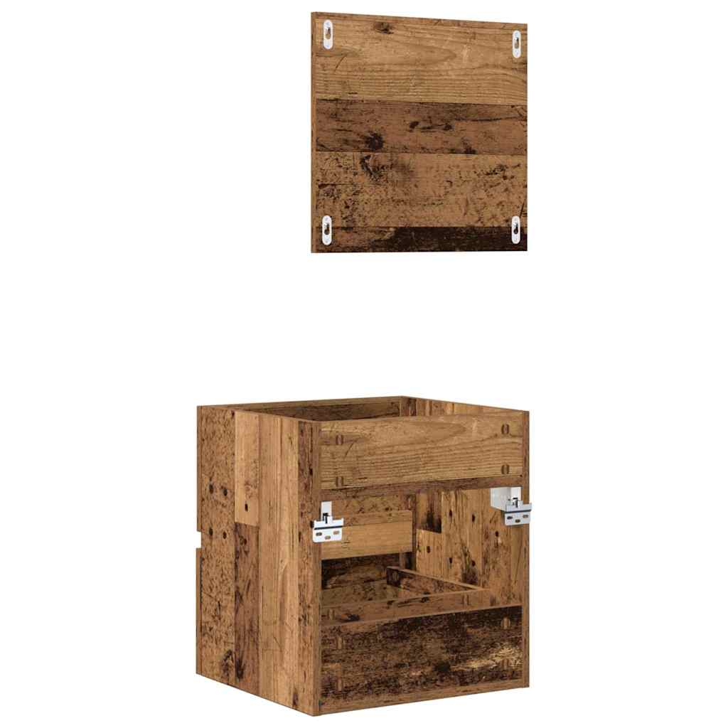 Badezimmerschrank Altholz 41 x 38,5 x 45 cm Holzwerkstoff