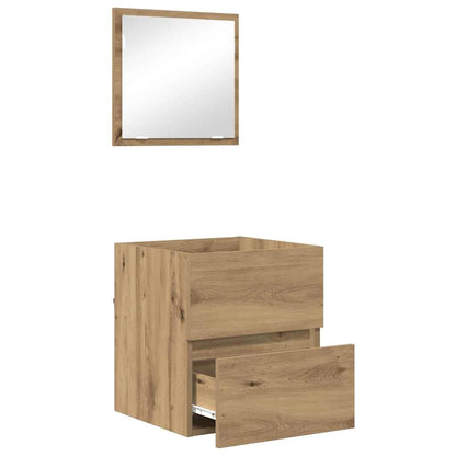vidaXL Badezimmerschrank Artisan-Eiche 41 x 38,5 x 45 cm Holzwerkstoff