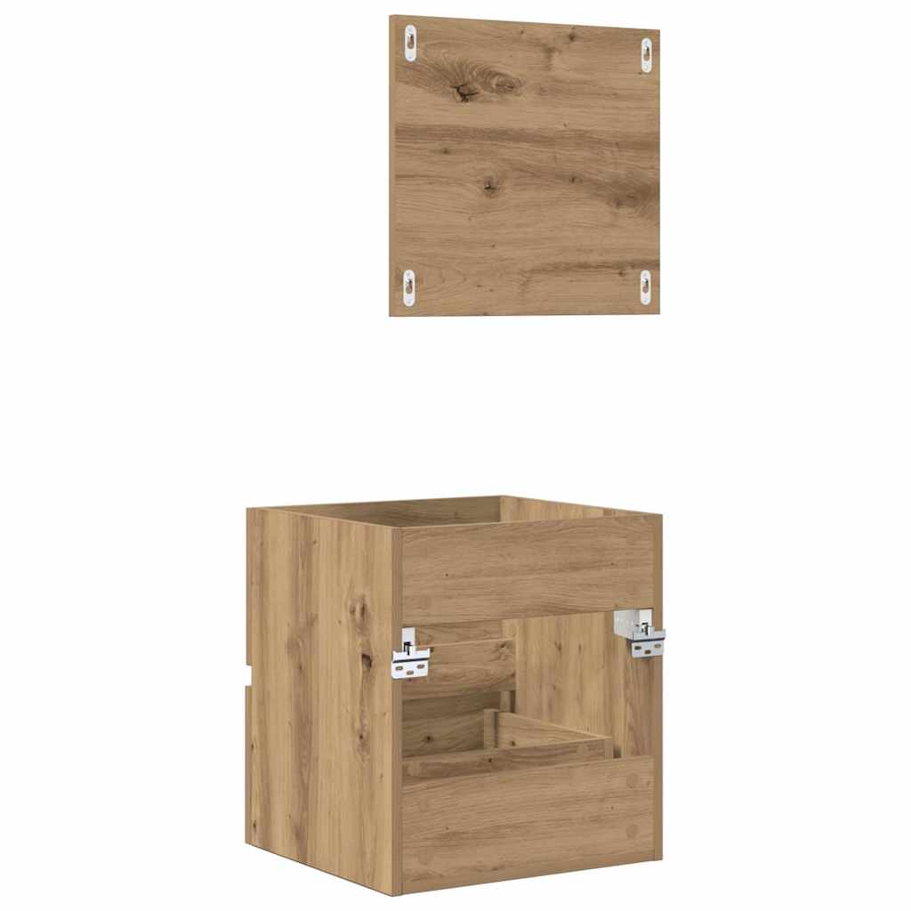 vidaXL Badezimmerschrank Artisan-Eiche 41 x 38,5 x 45 cm Holzwerkstoff