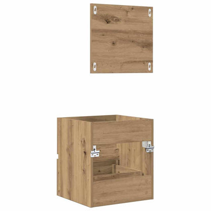vidaXL Badezimmerschrank Artisan-Eiche 41 x 38,5 x 45 cm Holzwerkstoff