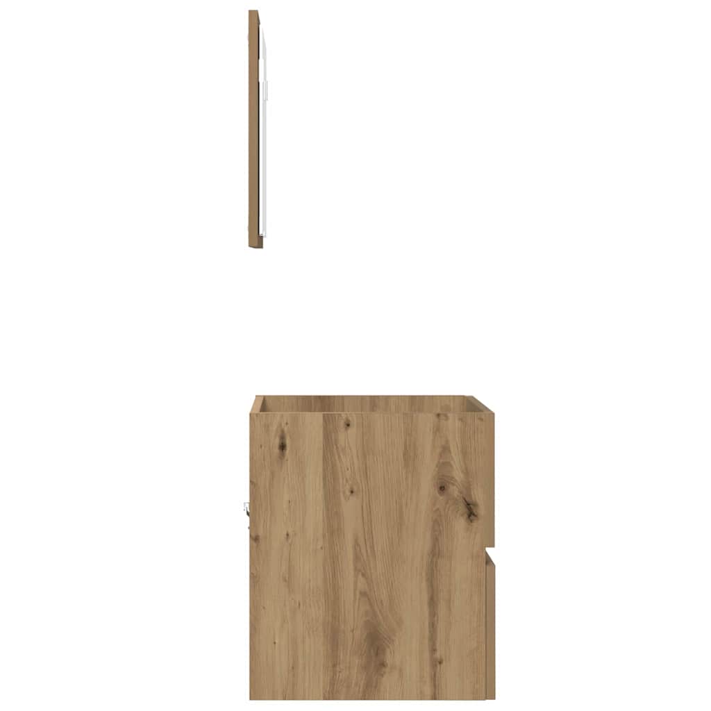 vidaXL Badezimmerschrank Artisan-Eiche 41 x 38,5 x 45 cm Holzwerkstoff
