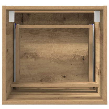 vidaXL Badezimmerschrank Artisan-Eiche 41 x 38,5 x 45 cm Holzwerkstoff