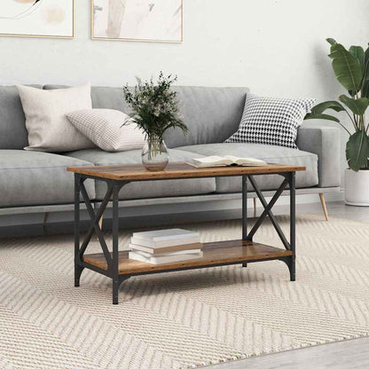 vidaXL Couchtisch Altholz 80 x 45 x 45.5 cm Holzwerkstoff