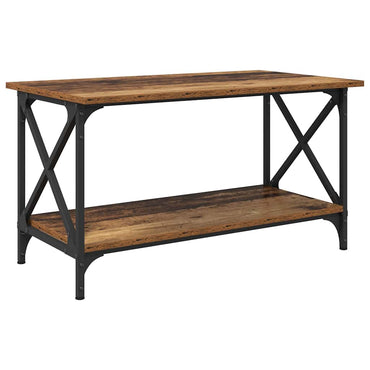 vidaXL Couchtisch Altholz 80 x 45 x 45.5 cm Holzwerkstoff