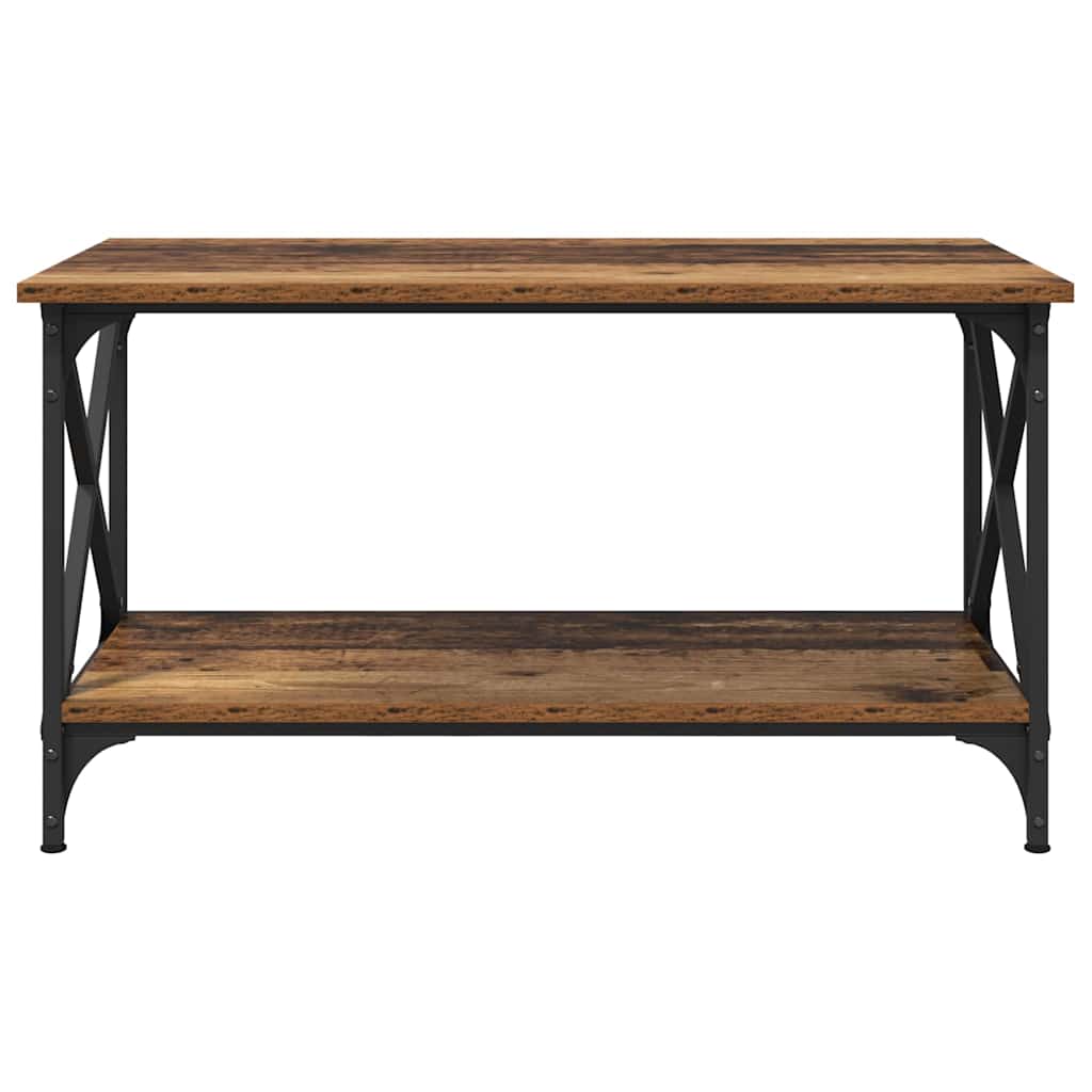 vidaXL Couchtisch Altholz 80 x 45 x 45.5 cm Holzwerkstoff