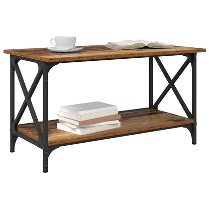 vidaXL Couchtisch Altholz 80 x 45 x 45.5 cm Holzwerkstoff