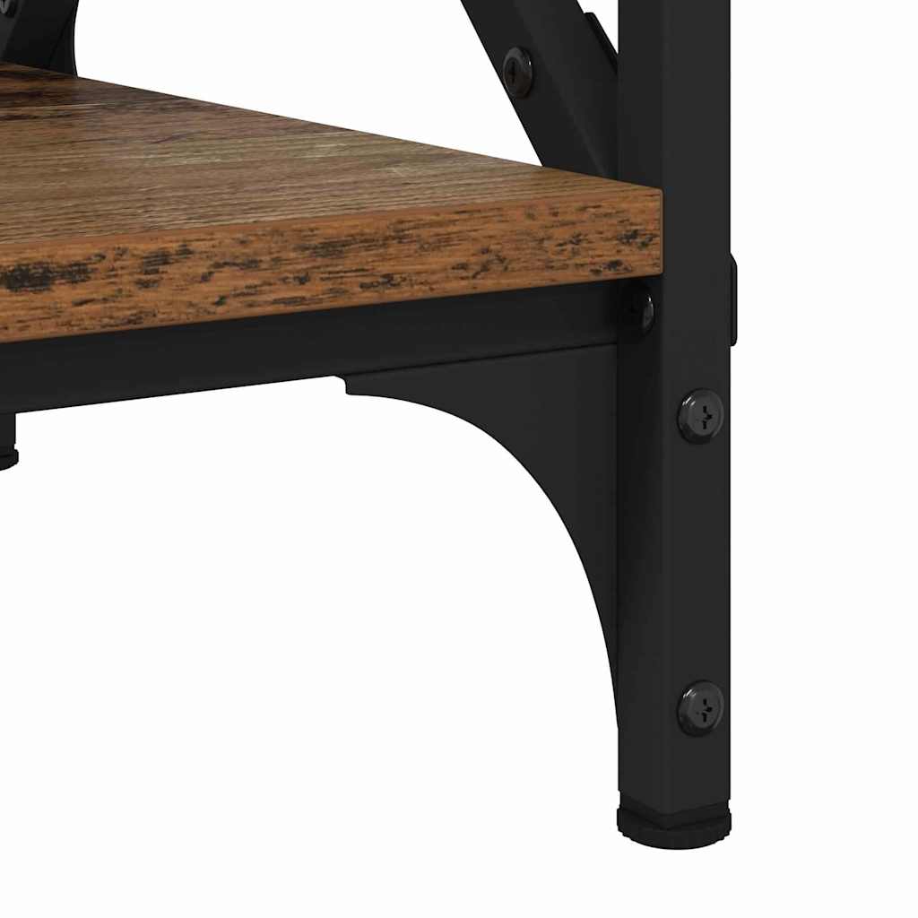 vidaXL Beistelltisch Altholz 55 x 38 x 45 cm Holzwerkstoff