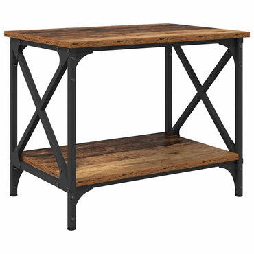 vidaXL Beistelltisch Altholz 55 x 38 x 45 cm Holzwerkstoff