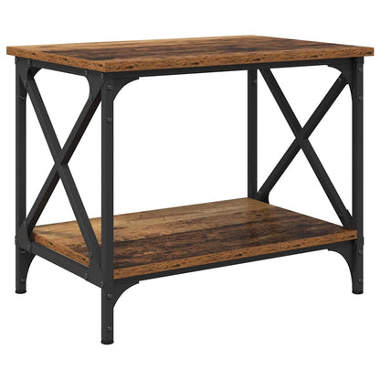 vidaXL Beistelltisch Altholz 55 x 38 x 45 cm Holzwerkstoff