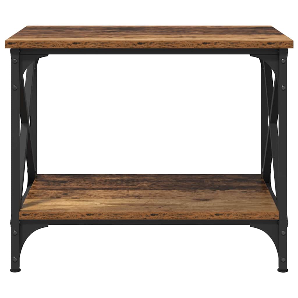 vidaXL Beistelltisch Altholz 55 x 38 x 45 cm Holzwerkstoff