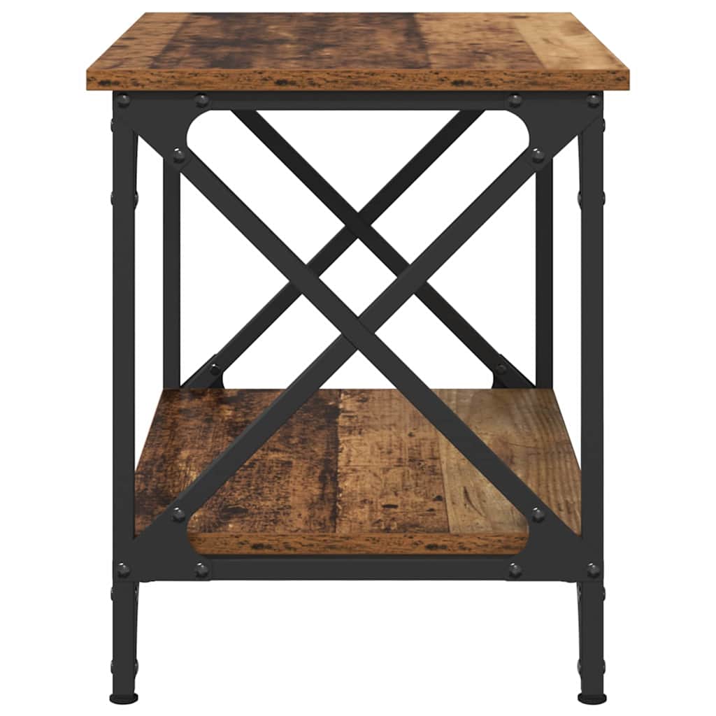vidaXL Beistelltisch Altholz 55 x 38 x 45 cm Holzwerkstoff