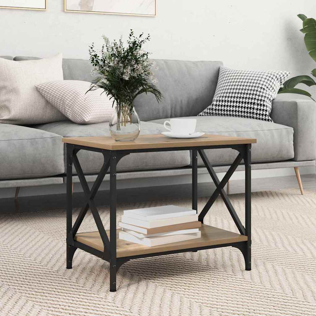 vidaXL Beistelltisch Artisan-Eiche 55 x 38 x 45 cm Holzwerkstoff
