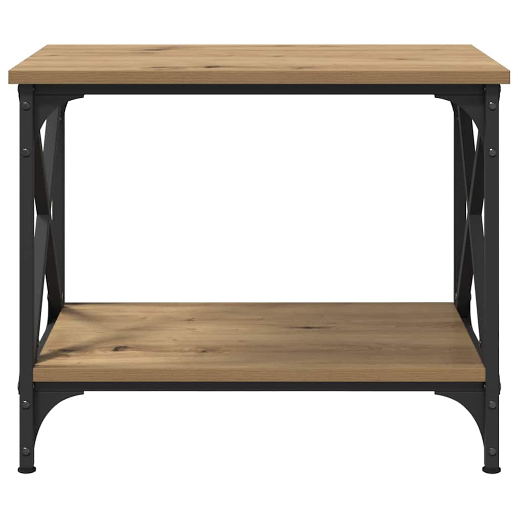 vidaXL Beistelltisch Artisan-Eiche 55 x 38 x 45 cm Holzwerkstoff