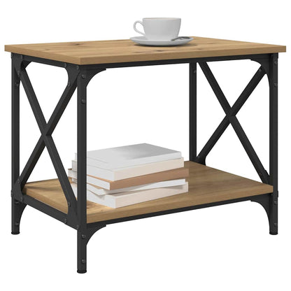 vidaXL Beistelltisch Artisan-Eiche 55 x 38 x 45 cm Holzwerkstoff