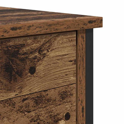vidaXL Nachttisch 2 pcs Altholz 40 x 42 x 60 cm Holzwerkstoff