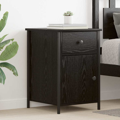 vidaXL Nachttisch Schwarz Eichen-Optik 40 x 42 x 60 cm Holzwerkstoff