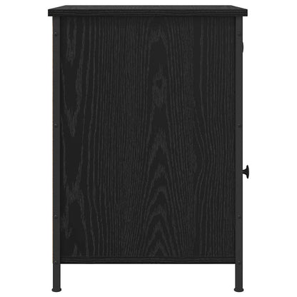 vidaXL Nachttisch Schwarz Eichen-Optik 40 x 42 x 60 cm Holzwerkstoff