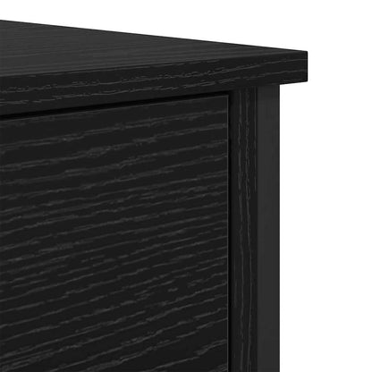 vidaXL Nachttisch 2 pcs Schwarz Eichen-Optik 40 x 42 x 60 cm