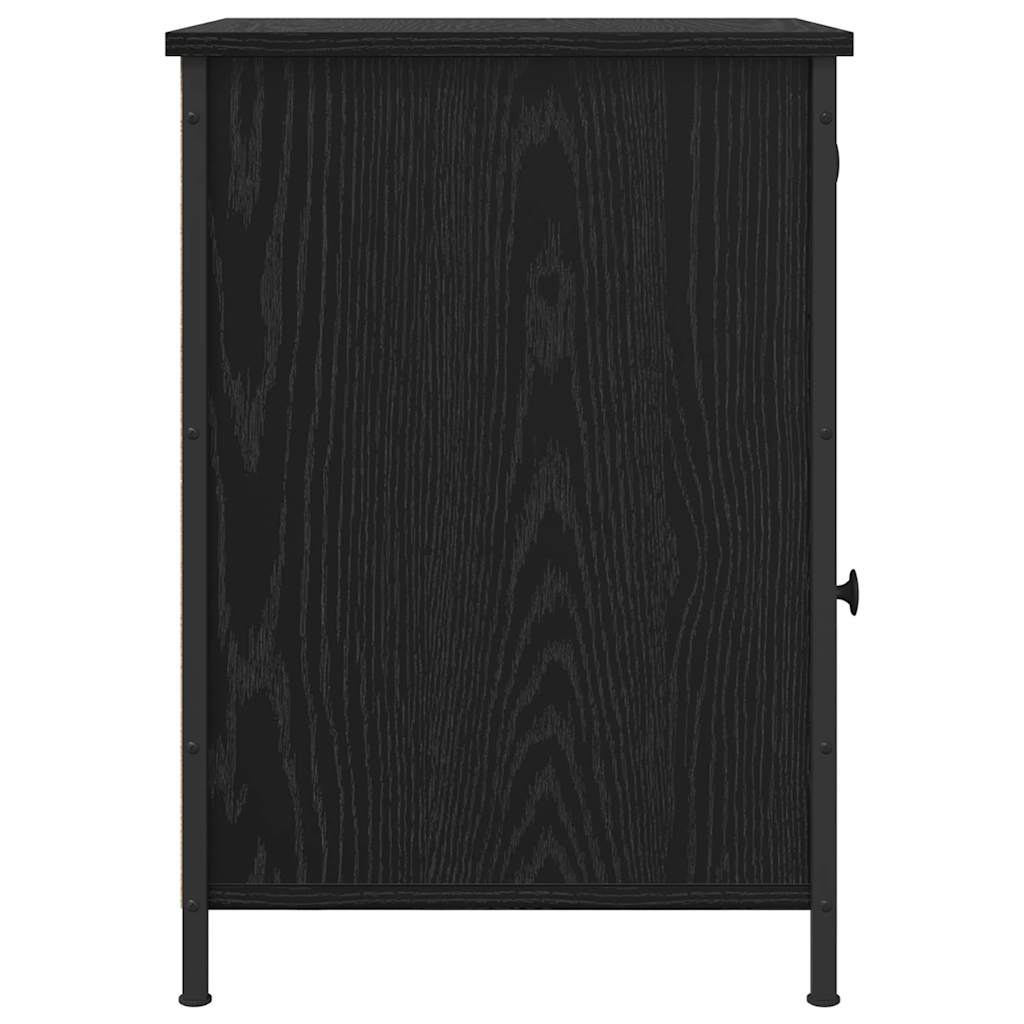 vidaXL Nachttisch 2 pcs Schwarz Eichen-Optik 40 x 42 x 60 cm