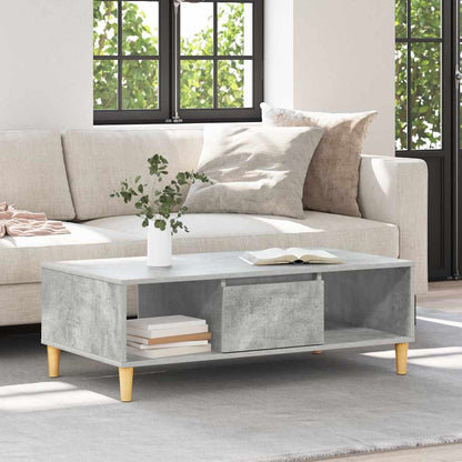 vidaXL Couchtisch Beton Grau 102 x 55 x 35 cm Holzwerkstoff