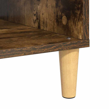 vidaXL Couchtisch Geräucherte Eiche 102 x 55 x 35 cm Holzwerkstoff
