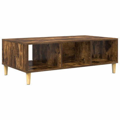 vidaXL Couchtisch Geräucherte Eiche 102 x 55 x 35 cm Holzwerkstoff