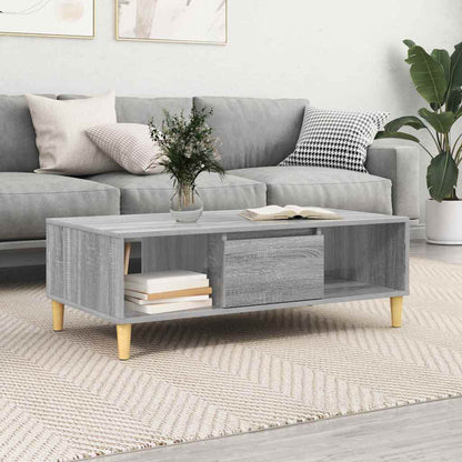 vidaXL Couchtisch Graues Sonoma 102 x 55 x 35 cm Holzwerkstoff