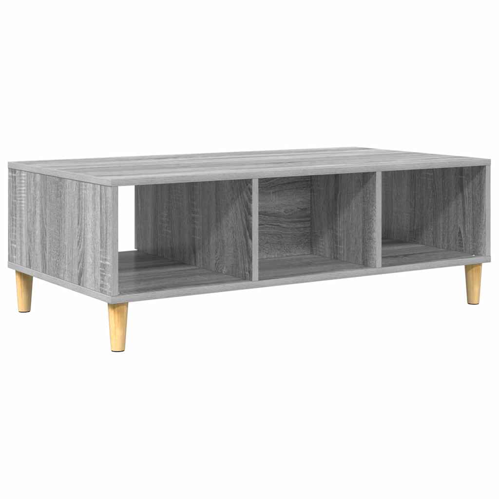 vidaXL Couchtisch Graues Sonoma 102 x 55 x 35 cm Holzwerkstoff