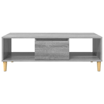 vidaXL Couchtisch Graues Sonoma 102 x 55 x 35 cm Holzwerkstoff