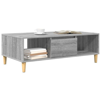 vidaXL Couchtisch Graues Sonoma 102 x 55 x 35 cm Holzwerkstoff