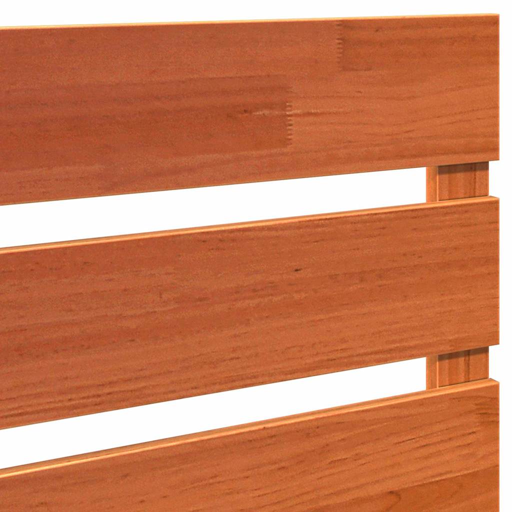 vidaXL Kopfteil Wachsbraun 200,5 x 3 x 80 cm Massives Kiefernholz