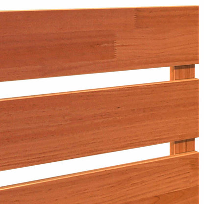 vidaXL Kopfteil Wachsbraun 200,5 x 3 x 80 cm Massives Kiefernholz
