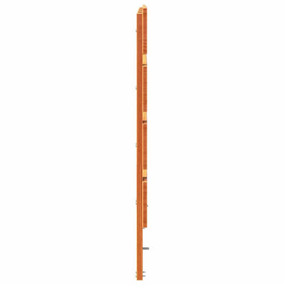 vidaXL Kopfteil Wachsbraun 200,5 x 3 x 80 cm Massives Kiefernholz