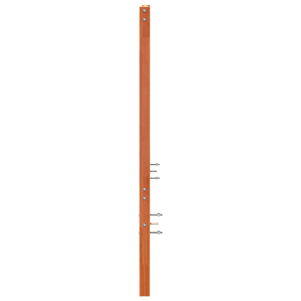 vidaXL Bettkopfteil Wachsbraun 105,5 x 4 x 104 cm Massives Kiefernholz