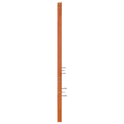 vidaXL Bettkopfteil Wachsbraun 105,5 x 4 x 104 cm Massives Kiefernholz