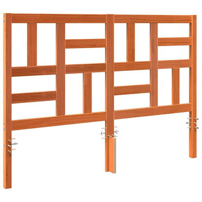 vidaXL Bettkopfteil Wachsbraun 145,5 x 4 x 104 cm Massives Kiefernholz