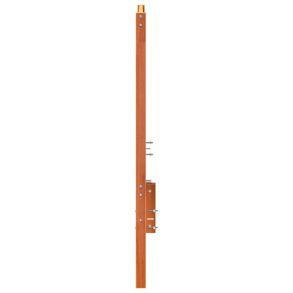 vidaXL Bettkopfteil Wachsbraun 145,5 x 4 x 104 cm Massives Kiefernholz