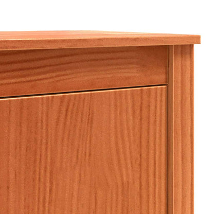 Sideboard Wachsbraun 70 x 35 x 80 cm Massives Kiefernholz