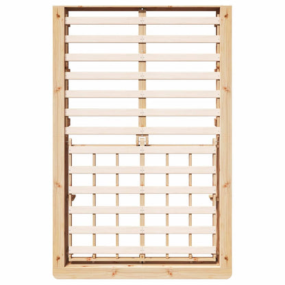 Bettrahmen Braun 140 x 200 cm Massives Kiefernholz