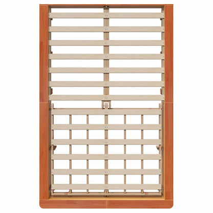 Bettrahmen Wachsbraun 140 x 200 cm Massives Kiefernholz