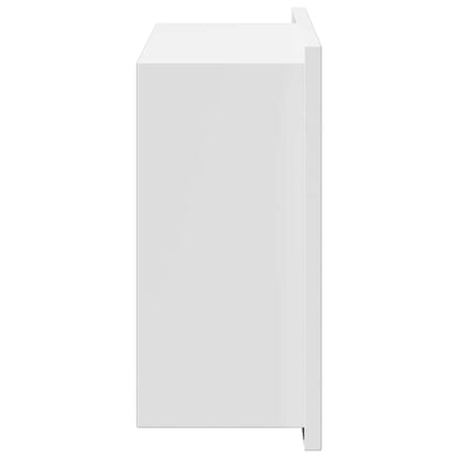 vidaXL Duschnische Weiß 30 x 20 x 9,5 cm Edelstahl