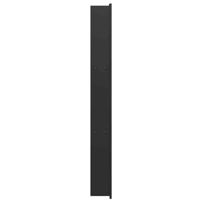 vidaXL Duschnische Schwarz 90 x 20 x 9,5 cm Edelstahl