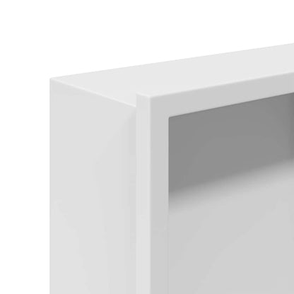 vidaXL Duschnische Weiß 45 x 30 x 9,5 cm Edelstahl
