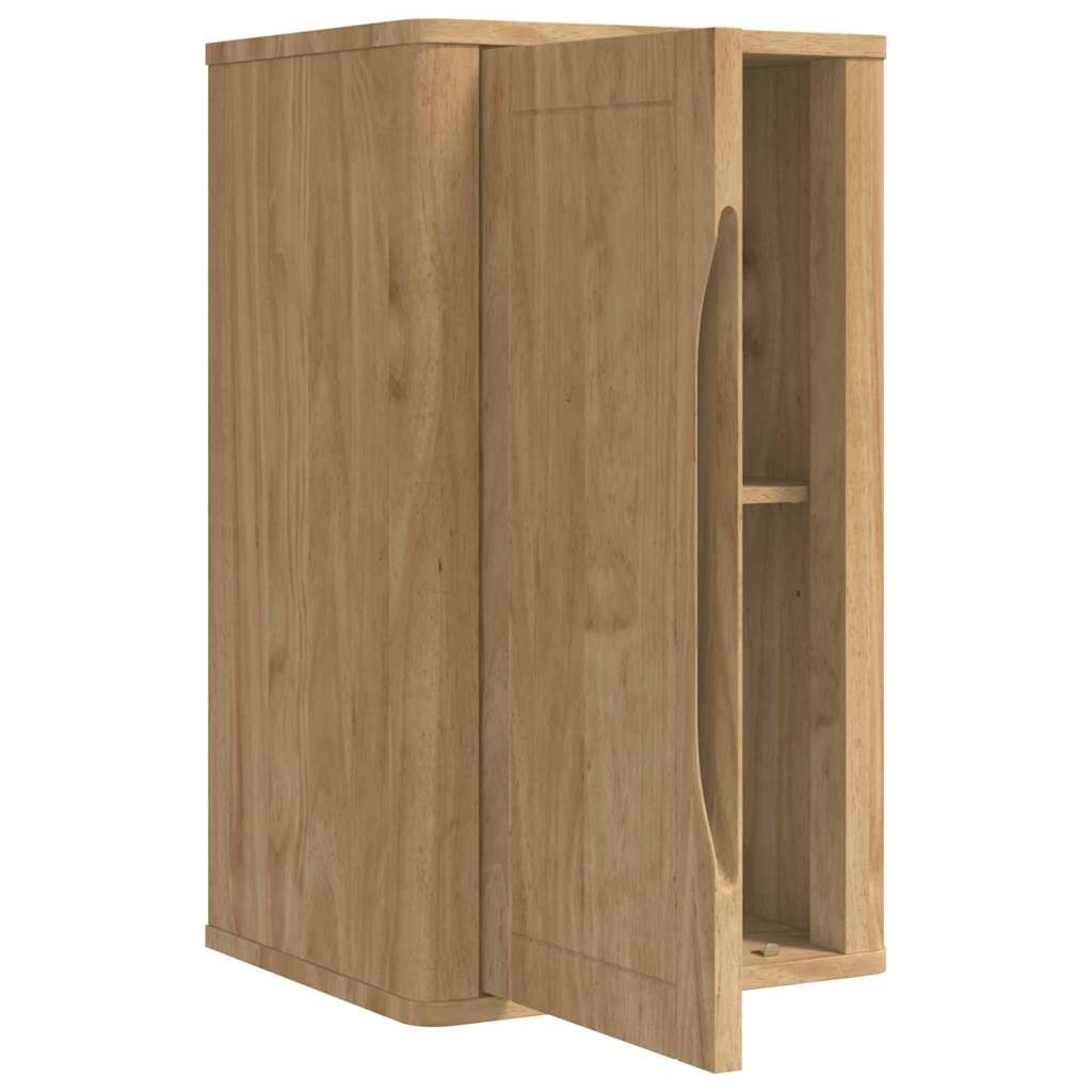 Badezimmer-Wandschrank mit Tür FLORO Wachsbraun 35 x 30 x 60 cm
