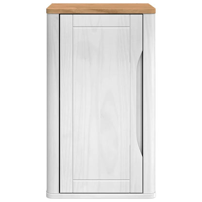 vidaXL Badezimmer-Wandschrank mit Regal FLORO Weiß 35 x 30 x 60 cm