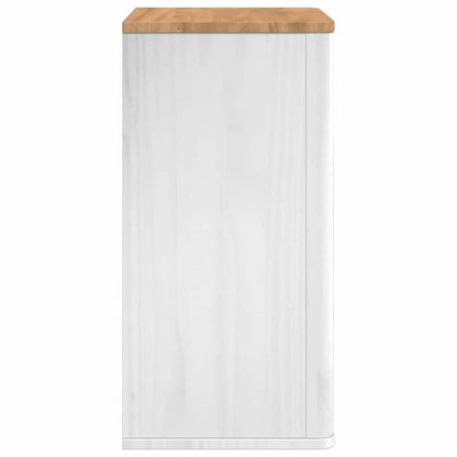 vidaXL Badezimmer-Wandschrank mit Regal FLORO Weiß 35 x 30 x 60 cm