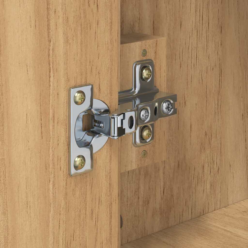 Badezimmerschrank mit Regal FLORO Wachsbraun 35 x 30 x 90 cm